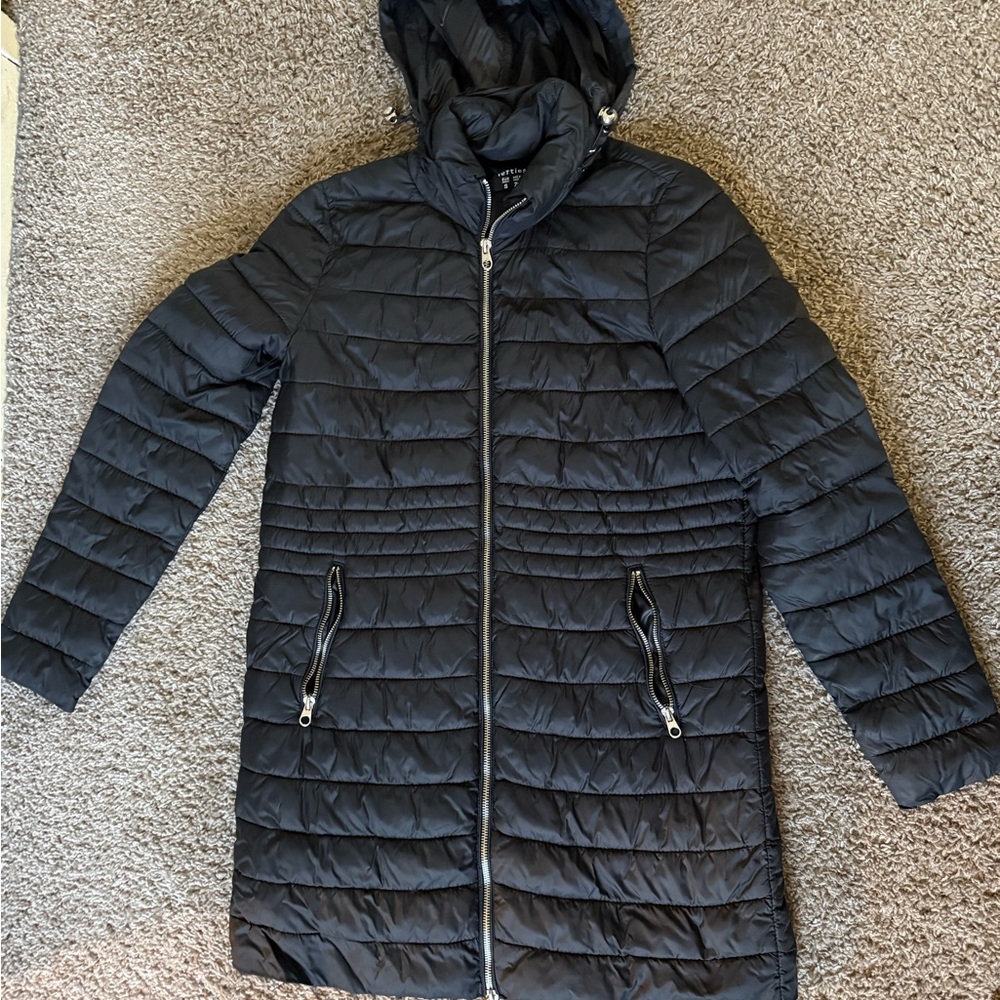 Elegant Black Puffer Coat